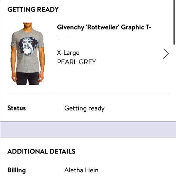 Givenchy Grey Rottweiler Shirt men’s large - Picture 5 of 5